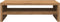 vidaXL - Monitorstandaard - 42x24x13 - cm - bewerkt - hout - artisanaal - eikenkleur