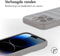 imoshion Hoesje - Geschikt voor iPhone 14 Pro - EasyGrip Backcover - Grijs