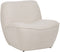 Leunstoel Wit Hout MDF Foam 100 % polyester 71 x 81 x 66 cm