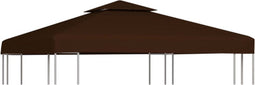 vidaXL - Prieeldak - 2-laags - 310 - g/m² - 3x3 - m - bruin