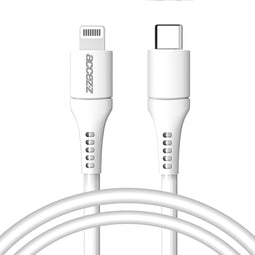 Accezz Lightning naar USB-C kabel - MFi certificering - 480 Mbps - 1 meter - Wit
