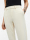 Object Lisa - Dames Broek - Slim Fit - Beige - Maat S