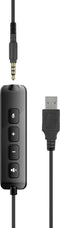 Speedlink METIS - Stereoheadset - USB met afstandsbediening - Zwart