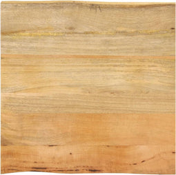 vidaXL - Tafelblad - met - natuurlijke - rand - 60x60x3,8 - cm - massief - mangohout