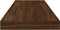 vidaXL - Wandschappen - 4 - st - 80x10x1,5 - cm - bewerkt - hout - bruin - eikenkleur