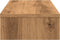 vidaXL - Monitorstandaard - verstelbaar - 60x24x10,5cm - hout - artisanaal - eiken