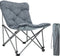 TRVLMORE Comfort Lounge - Campingstoel - Opvouwbaar - 135 kg draagvermogen - Grijs
