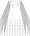 vidaXL - Gabion - plantenbak - verhoogd - 540x90x50 - cm - gegalvaniseerd - staal
