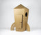 Kartonnen Speel Raket - Speelhuis - Kartonnen speelgoed - 100% recyclebaar - 98x68x7 cm - Helemaal te versieren met verf - Cadeau van duurzaam karton - KarTent