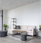 House Nordic Avery - Salontafel - zwart metalen frame eiken-look blad - zwart en eik