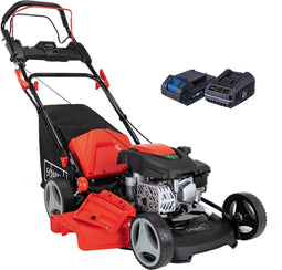 Scheppach MS150-46E - Grasmaaier zelfaan - E-Start 150cc 3.5 PK - 46 cm maaibreedte - 55 L opvangbak