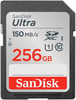 Sandisk Ultra - SDXC Geheugenkaart 256GB - UHS-I Class 10 - 150MB/s Lezen