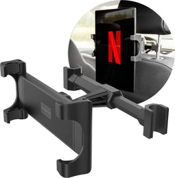 imoshion Tablet Houder Hoofdsteun Auto - Geschikt voor o.a. iPad en Telefoon - Universeel - Auto Accessoires - Zwart
