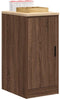 vidaXL - Garagekast - 40x51x85 - cm - massief - grenenhout - bruin - eikenkleurig