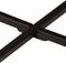 vidaXL - Salontafel - 54x54x35 - cm - massief - mangohout - en - ijzer