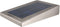 The White Series - Draadloze LED Wandlamp met bewegingssensor op zonne-energie – Extra Large – RVS