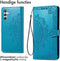 iMoshion Hoesje Geschikt voor Samsung Galaxy A34 (5G) Hoesje Met Pasjeshouder - iMoshion Mandala Bookcase - Turquoise
