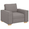 Sofa Stoel Taupe 60 cm Stof