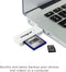 INCRSDMSD - SD/MicroSD Card Reader - USB 2.0 - Wit