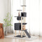 vidaXL - Kattenmeubel - met - sisal - krabpalen - 168 - cm - donkergrijs