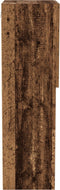 vidaXL - TV-kast - met - LED-verlichting - Oud - Hout - 40,5x30x102 - cm