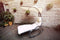 Feel Furniture - Hangende schommel ligstoel met parasol - Beige