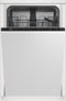 Beko BDIS15N22 - Inbouwvaatwasser - 45 cm breed 10 couverts 49 dB WaterSafe+™