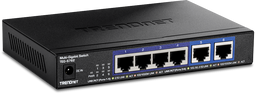 Trendnet TEG-S762 - Netwerk switch - 4x 2.5Gbps en 2x 10G/5G/2.5G/1G/100M - 60Gbps (v2.0R)