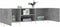 vidaXL - Tv-meubel - 150x30x50 - cm - bewerkt - hout - betongrijs