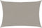 vidaXL - Zonnezeil - 160 - g/m² - rechthoekig - 2x3 - m - HDPE - lichtgrijs