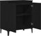 vidaXL - Sideboard - Zwart - eiken - Gegentificeerd - hout - 60 - x - 35 - x - 70 - cm