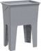 vidaXL - Waskuip - 59x41x75 - cm - hars - grijs