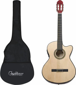 vidaXL - 12-delige - Gitaarset - met - equalizer - en - 6 - snaren - western