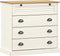 vidaXL - Ladekast - VIGO - 80x40x76 - cm - massief - grenenhout - wit
