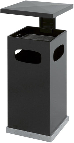 V-Part VB 201211 - As-papierbak 70L - Afneembaar afdak - Antraciet