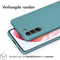 iMoshion Hoesje Geschikt voor Samsung Galaxy S21 Hoesje Siliconen - iMoshion Color Backcover - Donkergroen