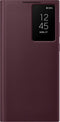 Samsung Smart Clear View Hoesje - Samsung Galaxy S22 Ultra - Burgundy