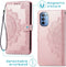 iMoshion Hoesje Geschikt voor Motorola Moto G41 / Moto G31 Hoesje Met Pasjeshouder - iMoshion Mandala Bookcase - Rosé Goud