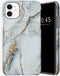 Selencia Hoesje Geschikt voor iPhone 11 Hoesje - Selencia Maya Fashion Backcover - grijs