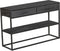 StarFurn Sidetable New York Mangohout Zwart 2 Lades