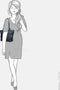 Berba Dames Leren Shopper Laguna 805-313 Navy