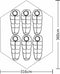 vidaXL - Tent - 6-persoons - blauw