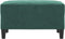 vidaXL - Voetenbank - 70x55x41 - cm - fluweel - donkergroen