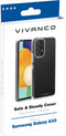 Vivanco Galaxy A33 - Backcover - Krasbestendig Schokbestendig - Transparant