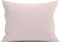 Zohome Kussensloop Lino - Kussenhoes van 60x70 cm - 1 stuk - 100% Katoen - Roze