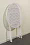 Mica Decorations Tierra Bistrotafel - H70 x Ø60 cm - Metaal - Beige