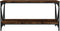 vidaXL - Salontafel - 90x50x45 - cm - bewerkt - hout - gerookt - eikenkleurig