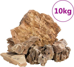 vidaXL - Drakenstenen - 10 - kg - 5-30 - cm - bruin