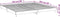 vidaXL - Bedframe - bewerkt - hout - hoogglans - wit - 200x200 - cm