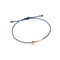 Esprit ESBR00741H21 Mini - Armband - Textiel met rosékleurige bedels - Blauw - 21 cm